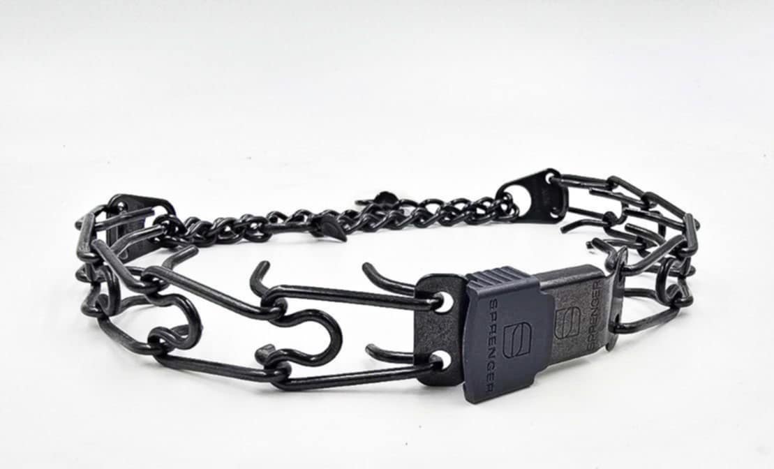 Black Quick Lock Prong Collar - Image 2