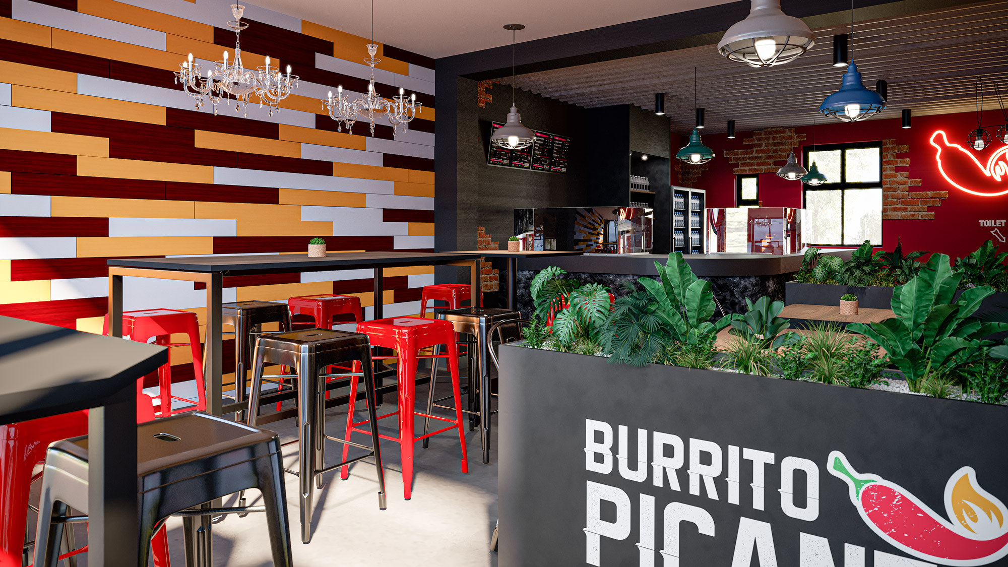 Design & Fit Out for Burrito Picante, a New Mexican Restaurant in Sheffield