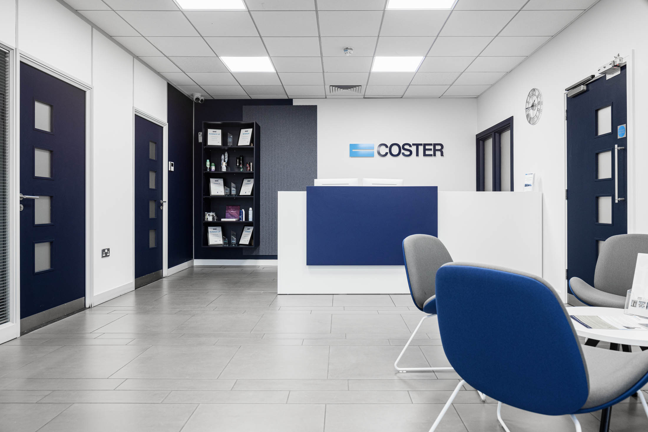 Office Reception Refurbishment for Coster